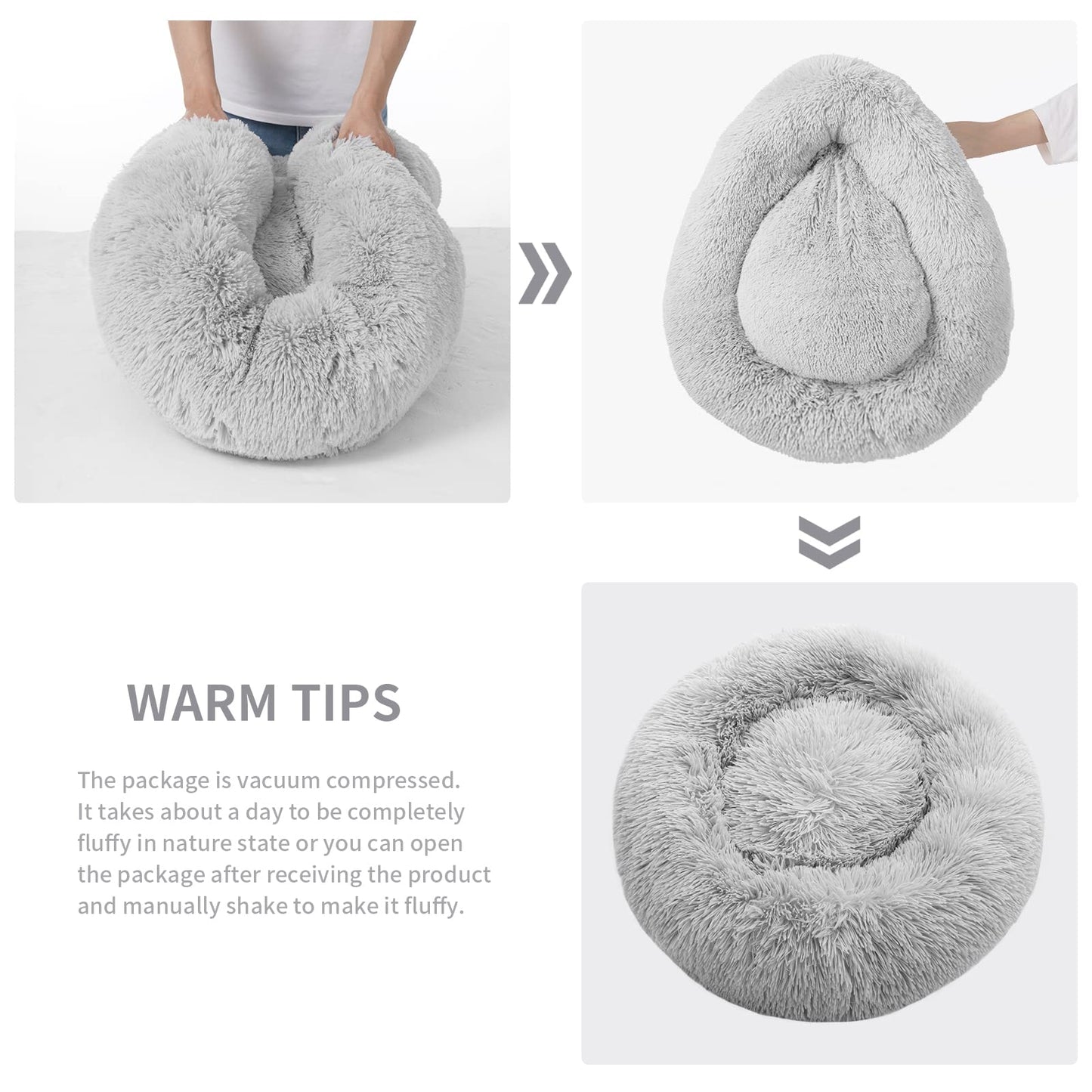 CloudNest™ Calming Donut Dog Bed