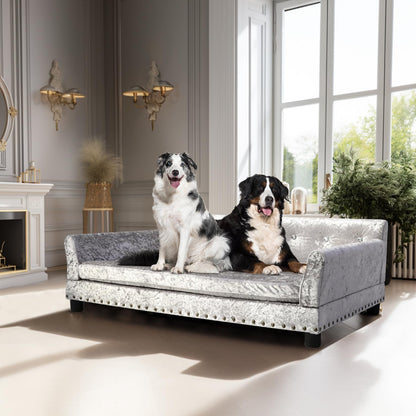 Designer Pet Sofa/Couch (Luxury Fabric)