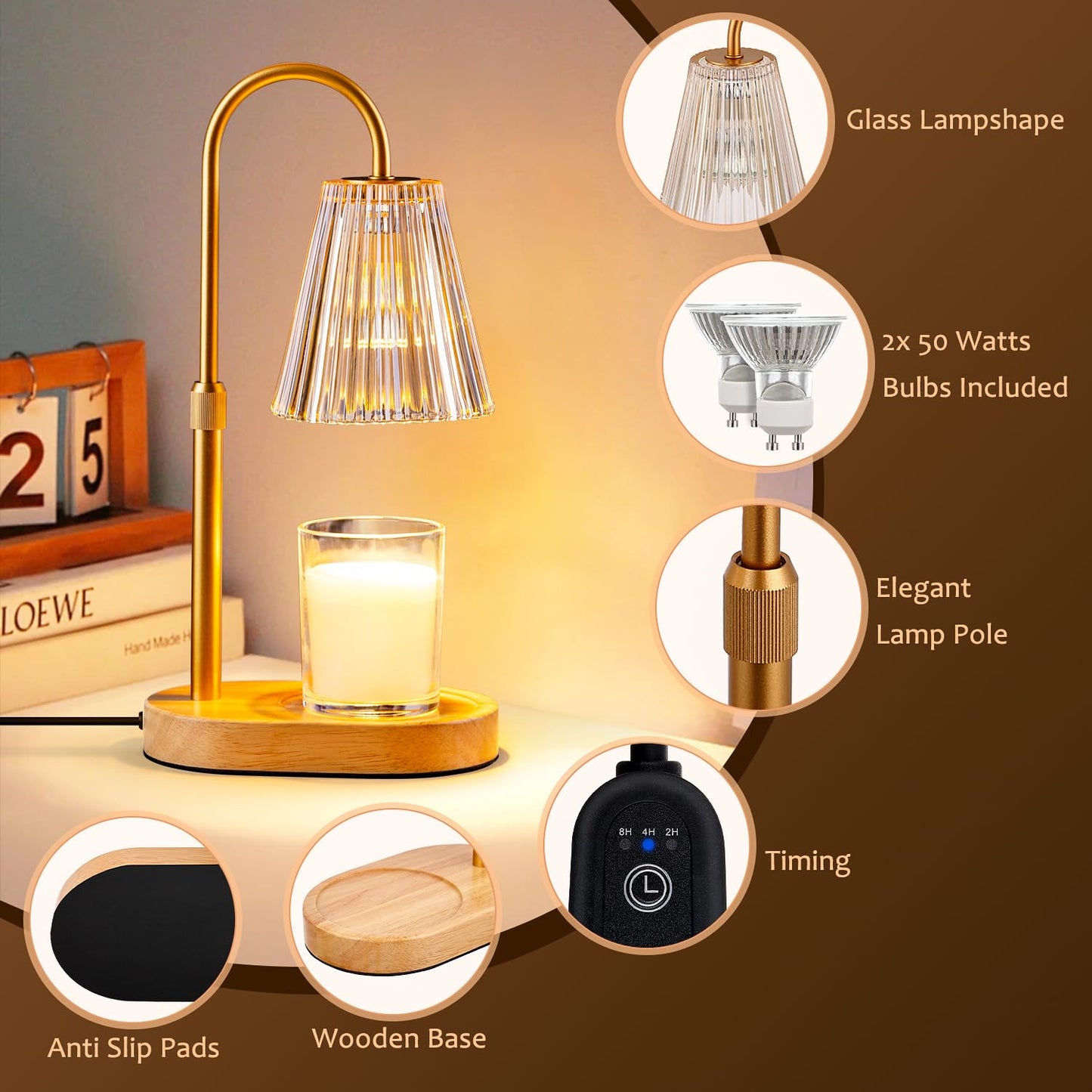 GlowMuse™ Candle Warmer Lamp